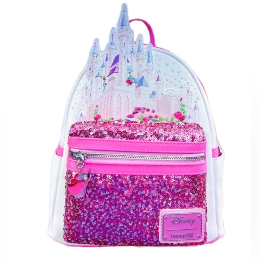NWT Loungefly’s Sleeping Beauty’s Celebration Castle Mini Backpack